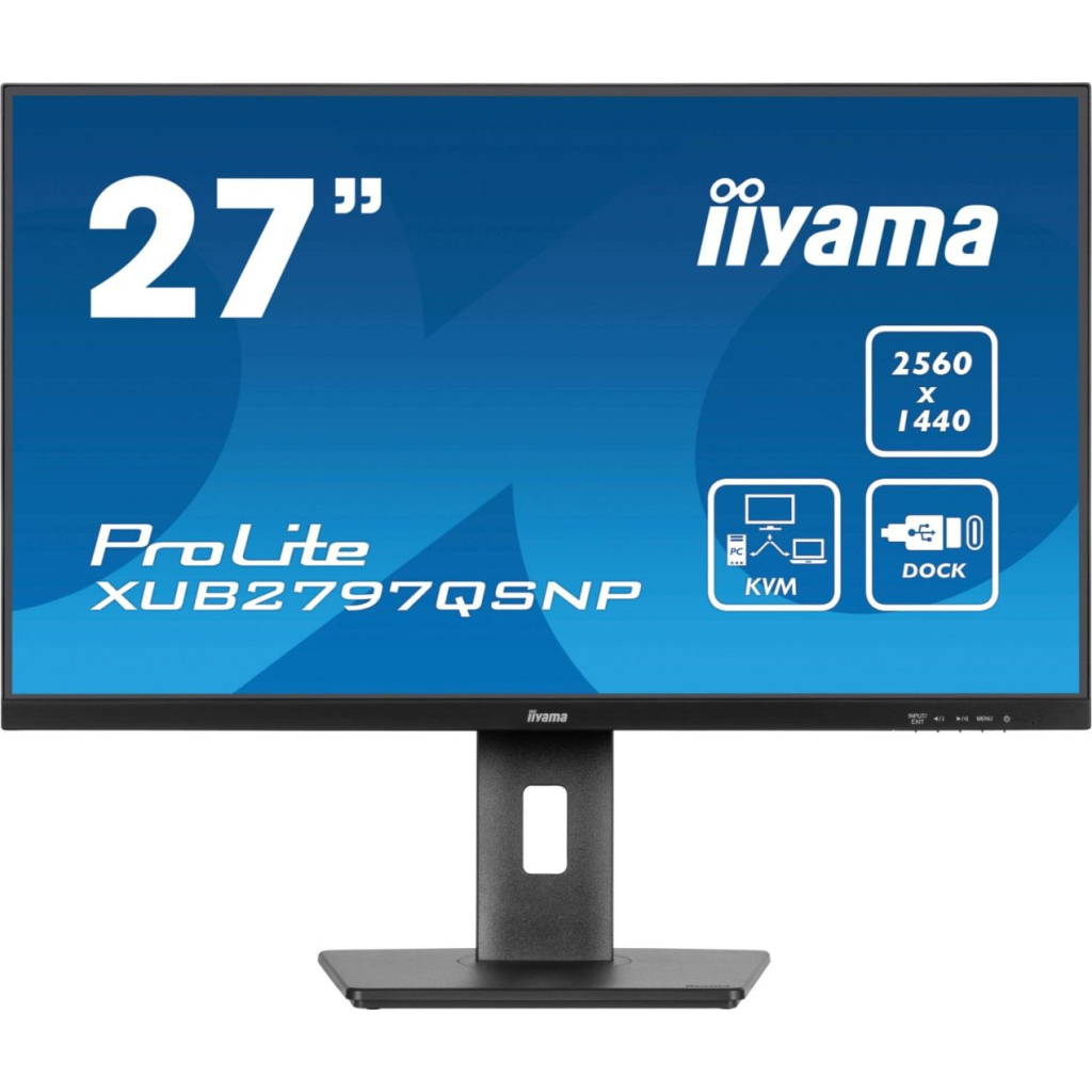 iiyama ProLite XUB2797QSNP-B1 monitoare LCD 68,6 cm (27") 2560 x 1440 Pixel Wide Quad HD LED Negru (XUB2797QSNP-B1)