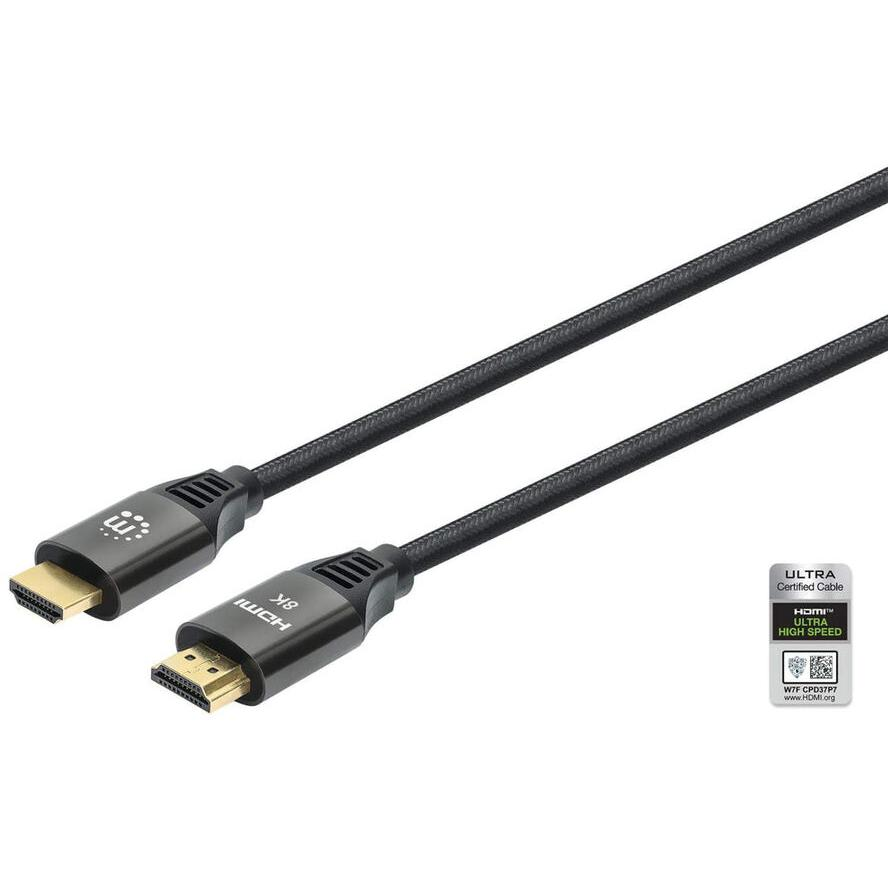 Manhattan 355933 HDMI кабел 1 м HDMI тип A (стандартен) Черен (355933)