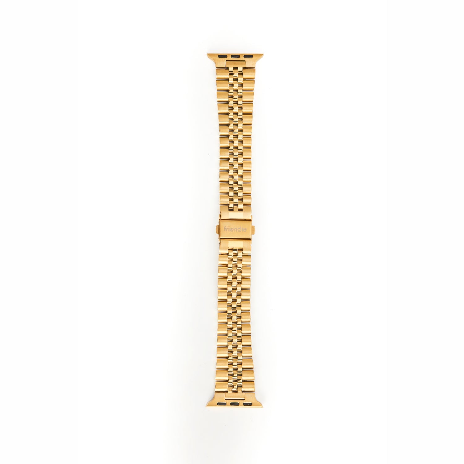 Stainless Steel Link Bracelet Band - The Perth in Gold Small - Compatible with Apple Watch Size 38mm to 41mm
